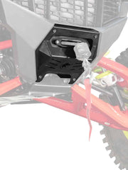 Load image into Gallery viewer, POLARIS RZR TURBO R WINCH MOUNTING PLATE (2022+) - WWW.GOINGDEEPSNORKELS.COM