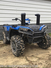 Load image into Gallery viewer, Polaris Sportsman 850 1000 Snorkel Kit (2017-2020) - WWW.GOINGDEEPSNORKELS.COM