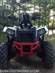 Load image into Gallery viewer, Polaris Scrambler 850/1000 XP (2013-2020) Snorkel Kit - WWW.GOINGDEEPSNORKELS.COM