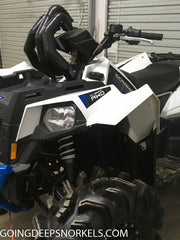 Load image into Gallery viewer, Polaris Scrambler 850/1000 XP (2013-2020) Snorkel Kit - WWW.GOINGDEEPSNORKELS.COM