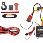Load image into Gallery viewer, BLACK OPS 12,000 LB. WINCH (WITH WIRELESS REMOTE &amp; SYNTHETIC ROPE) - WWW.GOINGDEEPSNORKELS.COM
