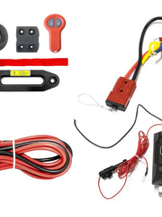 Load image into Gallery viewer, BLACK OPS 12,000 LB. WINCH (WITH WIRELESS REMOTE &amp; SYNTHETIC ROPE) - WWW.GOINGDEEPSNORKELS.COM
