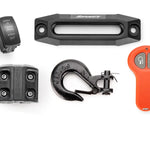 Load image into Gallery viewer, BLACK OPS 4500 LB. UTV/ATV WINCH (WITH WIRELESS REMOTE &amp; SYNTHETIC ROPE) - WWW.GOINGDEEPSNORKELS.COM
