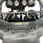 Load image into Gallery viewer, Polaris RZR 900 snorkel kit for 2021-2025, including air intake and vent components, installed on the vehicle.
