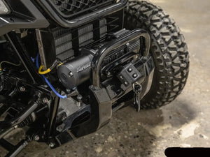 HONDA PIONEER 520 WINCH MOUNTING PLATE (2021 +) - WWW.GOINGDEEPSNORKELS.COM