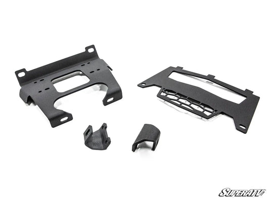 POLARIS RZR 900 WINCH MOUNTING PLATE (2015-2020) - WWW.GOINGDEEPSNORKELS.COM