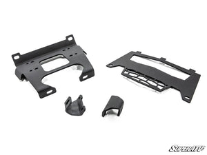 POLARIS RZR XP 1000 WINCH MOUNTING PLATE (2014-2018) - WWW.GOINGDEEPSNORKELS.COM