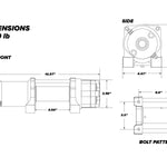 Load image into Gallery viewer, BLACK OPS 6000 LB. UTV/ATV WINCH (WITH WIRELESS REMOTE &amp; SYNTHETIC ROPE) - WWW.GOINGDEEPSNORKELS.COM
