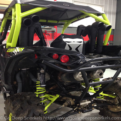 Can Am Maverick Turbo 1000 (2015-2018) Snorkel Kit - WWW.GOINGDEEPSNORKELS.COM