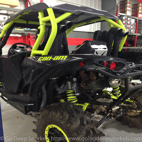 Can Am Maverick Turbo 1000 (2015-2018) Snorkel Kit - WWW.GOINGDEEPSNORKELS.COM