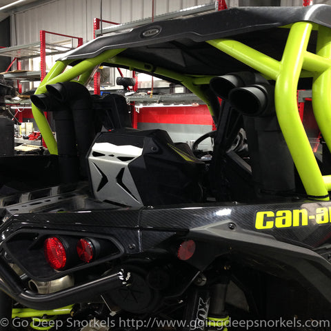 Can Am Maverick Turbo 1000 (2015-2018) Snorkel Kit - WWW.GOINGDEEPSNORKELS.COM