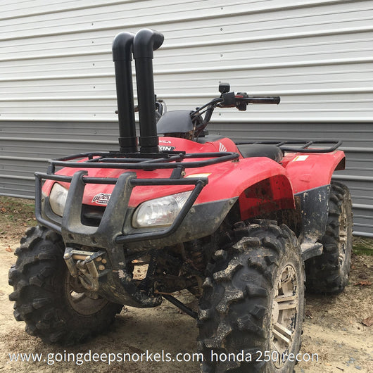 Honda Recon 250 Snorkel Kit - WWW.GOINGDEEPSNORKELS.COM