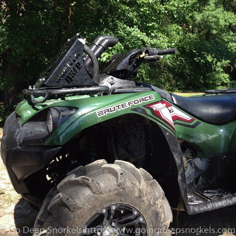 Kawasaki Brute Force 750i Snorkel Kit (2012-2018) - WWW.GOINGDEEPSNORKELS.COM