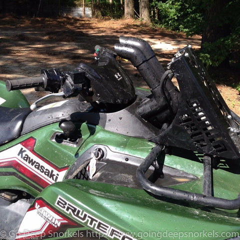 Kawasaki Brute Force 750i Snorkel Kit (2012-2018) - WWW.GOINGDEEPSNORKELS.COM