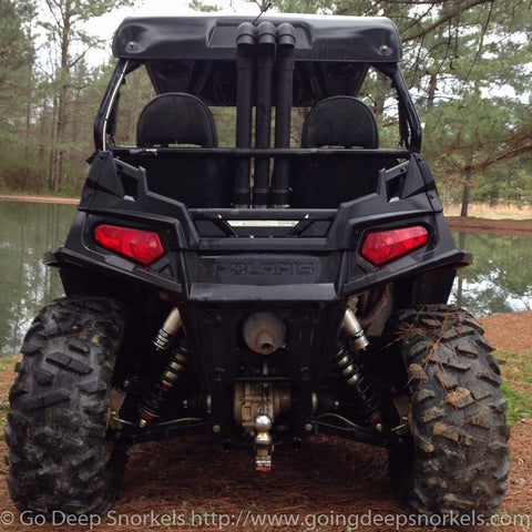 Polaris RZR 800 (2008-2014) (Tall Stacks) Snorkel Kit - WWW.GOINGDEEPSNORKELS.COM