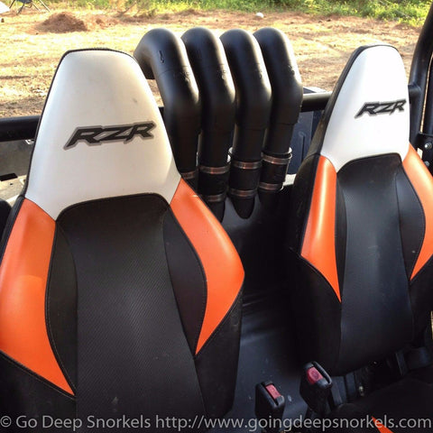 Polaris RZR 900 XP (2011-2014) Snorkel Kit - WWW.GOINGDEEPSNORKELS.COM