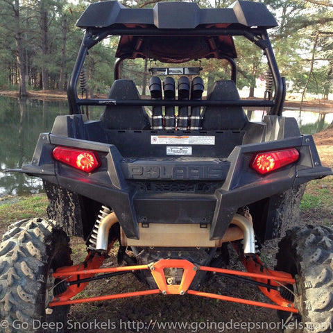 Polaris RZR 900 XP (2011-2014) Snorkel Kit - WWW.GOINGDEEPSNORKELS.COM