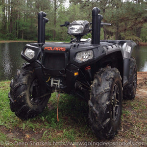 Polaris Sportsman 550/850 Snorkel Kit (2009-2016) - WWW.GOINGDEEPSNORKELS.COM