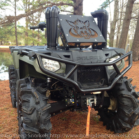 Polaris Sportsman 570 (2014-2021) Snorkel Kit - WWW.GOINGDEEPSNORKELS.COM