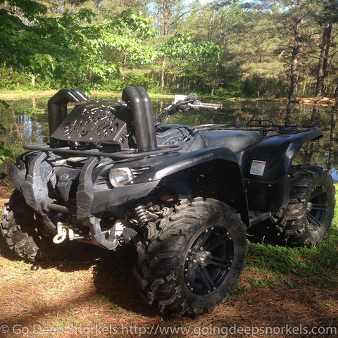 Yamaha Grizzly 550/700 (2007-2015) Snorkel Kit - WWW.GOINGDEEPSNORKELS.COM