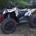 Load image into Gallery viewer, Polaris Scrambler 850/1000 XP (2013-2020) Snorkel Kit - WWW.GOINGDEEPSNORKELS.COM
